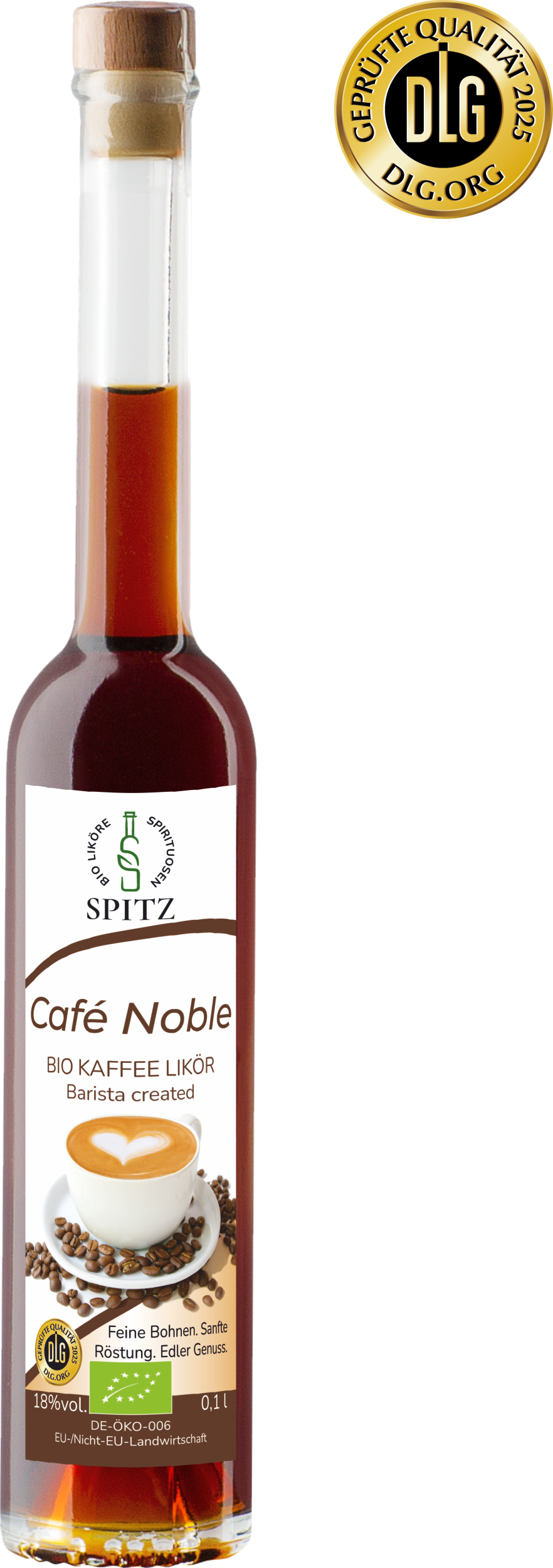 Bio Kaffee Likoer 0,1l, 18%vol