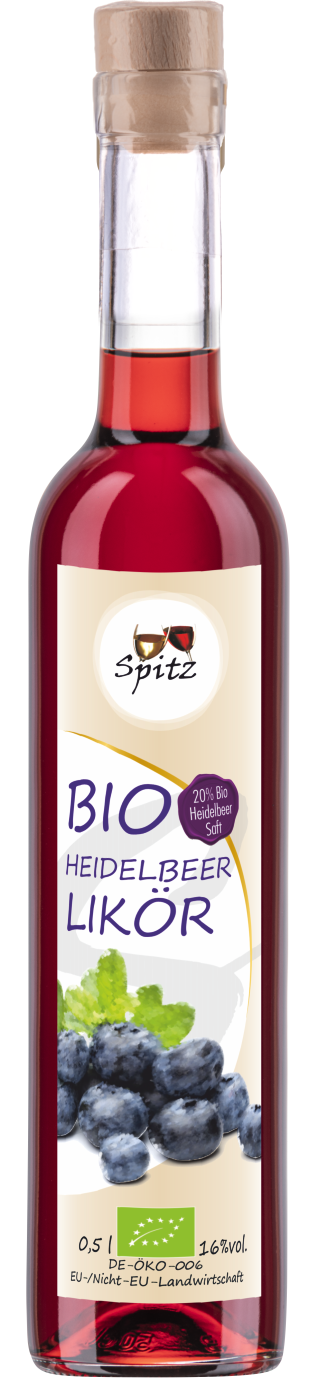 Bio Heidelbeer Likoer. Ausgezeichnet mit der goldenen Medaille der DLG Bio Heidelbeer Likoer. Ausgezeichnet mit der goldenen Medaille der DLG