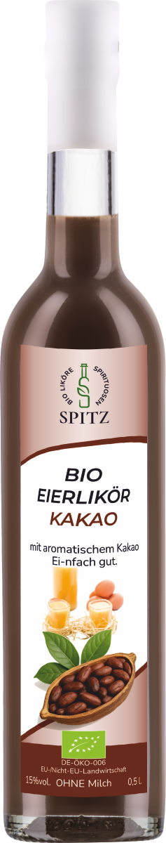 BIO Eierlikör mit Kakao 0.5 l, 15 vol%