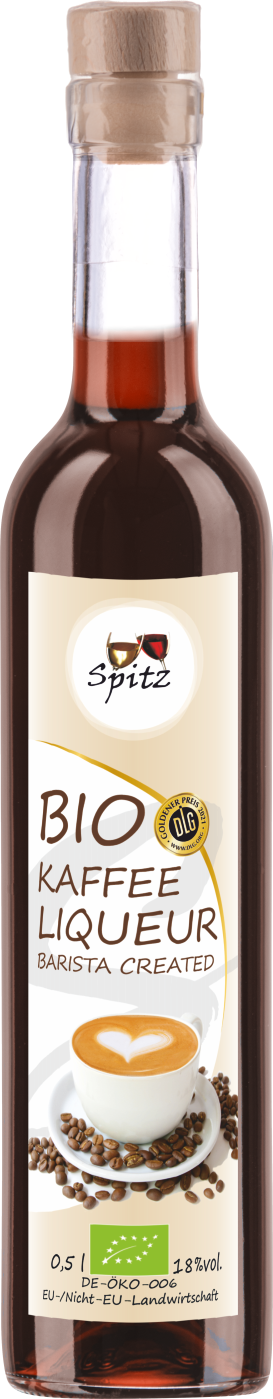 Bio Kaffee Likoer. Ausgezeichnet mit der goldenen Medaille der DLG Bio Kaffee Likoer. Ausgezeichnet mit der goldenen Medaille der DLG