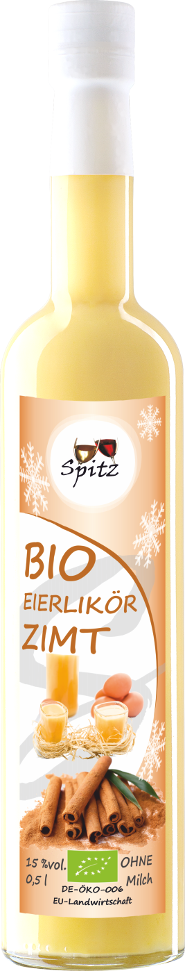 Bio Eierlikoer mit aromatischem Zimt von Spitz Bio Eierlikoer mit aromatischem Zimt von Spitz