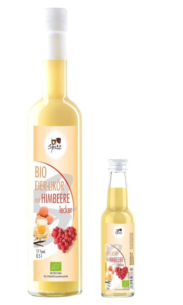 BIO Eierlikör mit Himbeere 0.5 l, 15 vol%