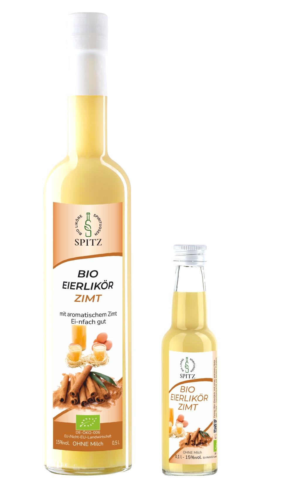 BIO Eierlikör Zimt 0.5 l, 15 vol%