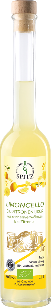 BIO Limoncello Likör 0.1 l, 30 vol%