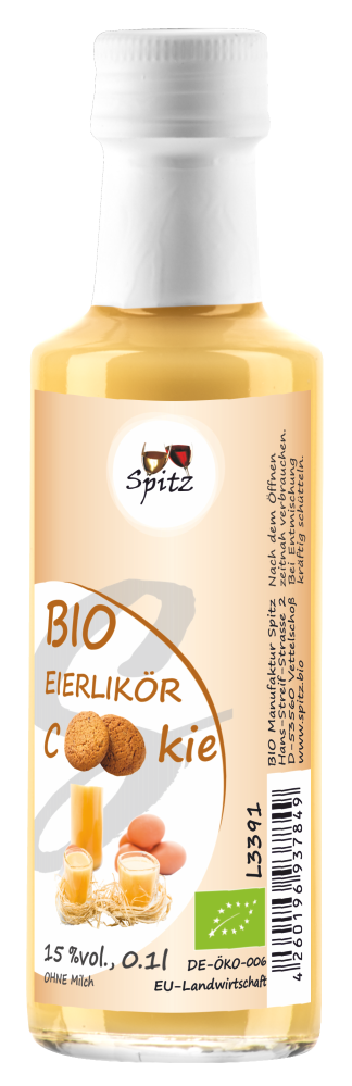 Bio Eierlikoer Cookies mit aromatischer Bourbon Vanille und Karamell Bio Eierlikoer Cookies mit aromatischer Bourbon Vanille und Karamell