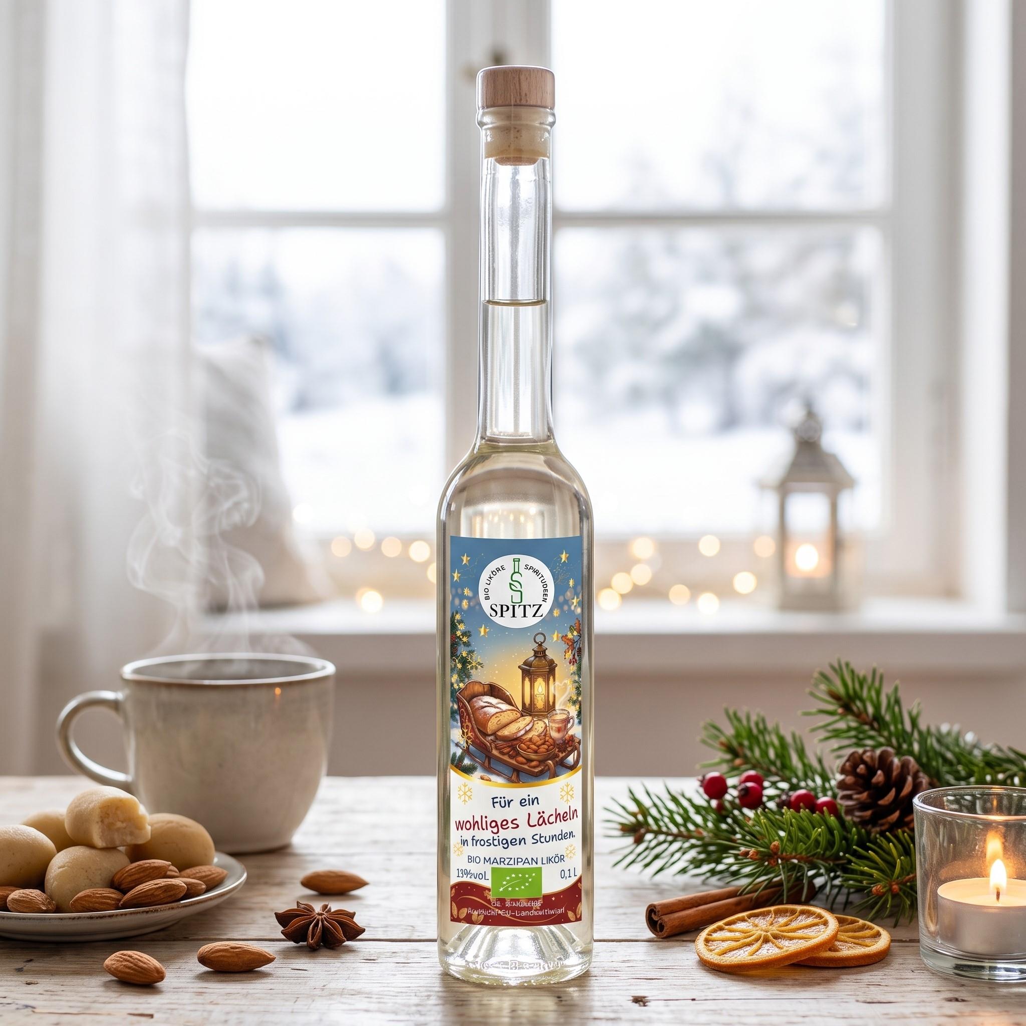 Winterlicher BIO Pfefferminz Likör 0.1 l