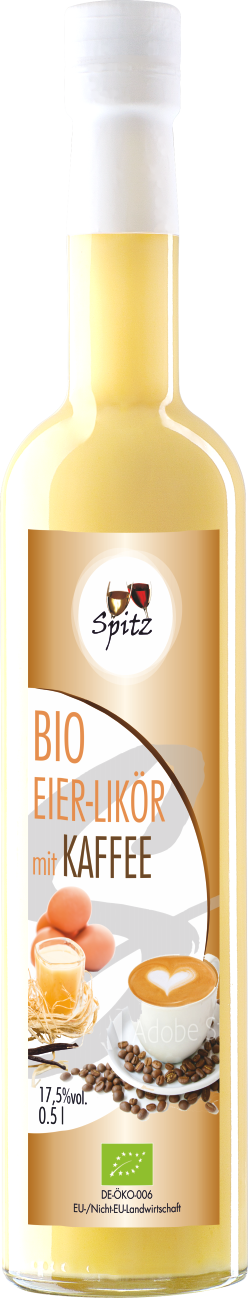 Bio Eierlikoer mit aromatischem Cappuccino Bio Eierlikoer mit aromatischem Cappuccino