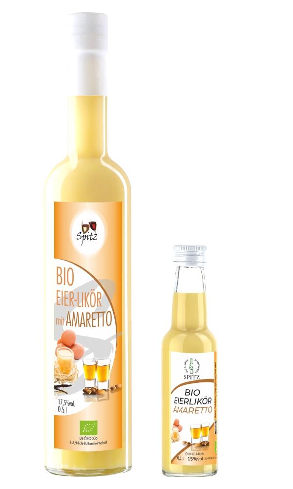 BIO Eierlikör mit Amaretto 0.5 l, 17 vol%