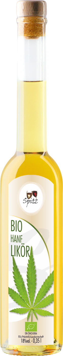 Bio Hanf Likoer mit grasiger Note Bio Hanf Likoer mit grasiger Note