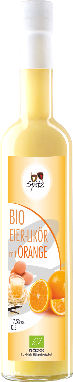 Bio Eierlikoer mit fruchtiger Orange Bio Eierlikoer mit fruchtiger Orange